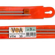 Спицы VTH прямые металл d 3.0 мм 35 см со спец. покрытием, Спицы