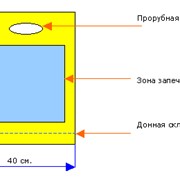 Пакеты полиэтиленовые типа “банан” по размерам заказчика. фото