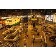 Ремонт железнодорожных локомотивов двигателей и вагонов фото