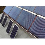 Солнечные коллекторы гелиосистемы (солнечные батареи) фотография