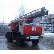 Автолестница пожарная АЛ-30 на шасси КАМАЗ-43114 фото