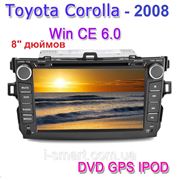 Автомагнитолла Toyota Corolla 2008-2011 GPS + DVD + USB