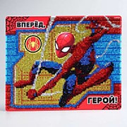Алмазная мозаика для детей "Вперед, герой" Человек-паук 3720682