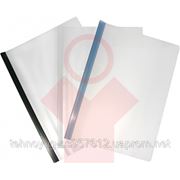 Папка пластиковая А4 Economix прозрачная, с планкой-зажимом, на 35 листов (38411) фотография