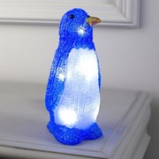 Фигура акрил.'Пингвин маленький' 20х7х7 см, 10 LED, AAx2 (не в компл.), БЕЛЫЙ