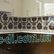 Стеклянный фартук на кухню Киев, фартук кухонный фото