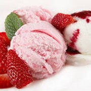 Мороженое клубничное, Мороженое клубничное купить оптом Черкасы фото