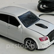 Мышка компьютерная проводная Audi Q5 белая 987WT-W фотография