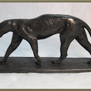 Антикварная скульптура Пантера