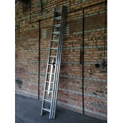 Алюминиевая лестница трехсекционная 3x13 «Стандарт» складная 942 см