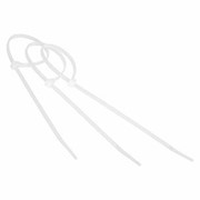 Стяжкa нейлоновая профессиональная 100 x 2,5 мм, белая (упак. 100 шт) Rexant, REXANT, 07-0100-1 фото
