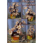 Предметы интерьера. Дерево из бисера, цветущая сакура “Поцелуй ангела“ фото