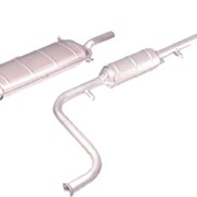 Глушители выпуска газов основной и дополнительный, труба приемная (ВАЗ 2108) фото