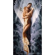 Картина стразами Объятия ангела - 40х70см фотография