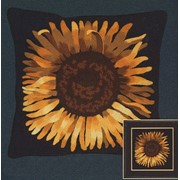Вышивка гладью 00687 Sunflower Pillow (Подсолнух) фото