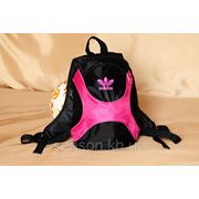 Спортивный рюкзак Adidas R-3. (черный + розовый) Высокое качество - лучшие цены. фото