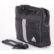 Сумка спортивная Adidas черная 10х28х37х14 8296black /0-59 фотография