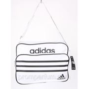 Сумка спортивная Adidas белая 9х25х33 3313white /0-56 фото