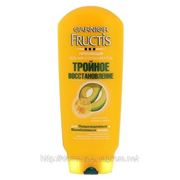 Fructis Бальзам-ополаскиватель Fructis Тройное восстановление для поврежденных и ослабленных волос 200мл (3285) фото