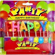 Свечи для торта Happy Birthday фото