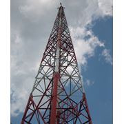 Установка башен мачт мобильной связи. фото