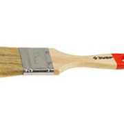 Кисть плоская ЗУБР “УНИВЕРСАЛ-СТАНДАРТ“, натуральная щетина, деревянная ручка, 20мм фото