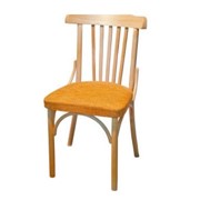 Деревянный венский стул Соло с мягким сиденьем фото