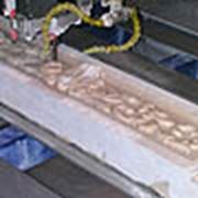 Раскрой и фрезерная 3D обработка камня и мрамора на станке раскроечном фрезерно-гравировальном фото