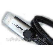 Шнур HDMI 1.4 SILVER, 0,8м, MT-POWER фотография