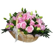 Цветочные корзины роз