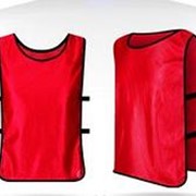 Манишка футбольная детская красная (Размер одежды: M (рост 115-125 см)) фото