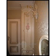 Декорирование мебели с использованием различных техник (золочение, роспись, патинирование, придание эффекта“старинности“) фото