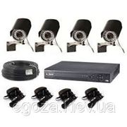 Комплект системы видеонаблюдения на 4 камеры