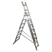 Лестница 3-х секционная алюминиевая 3x8 фото