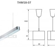 Светильник подвесной THM28-08, THM 18-07,NLCO