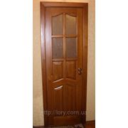 Двери межкомнатные деревянные (со стеклом) ОС-4