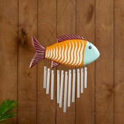 Музыка ветра “Рыбка“ алюминий 30х2х50 см фотография