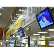 Рекламные видеоролики со звуком на плазменных экранах на кассах сети супермаркетов Фуршет и Сильпо реклама на плазменных экранах торгово-развлекательных центров