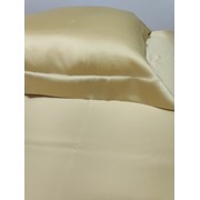 Шёлковый комплект постельного белья “Старое золото“, все размеры, 22 мм фотография