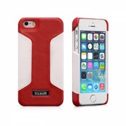 Чехол iCarer для iPhone 5/5S Colorblock Red/White (back cover)