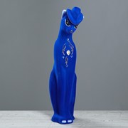Копилка “Багира в шляпе“, покрытие флок, синяя, 43 см фотография