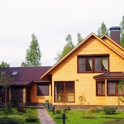 Дом деревянный - жилой фото