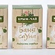 Набор подарочный Крымского фито - чая Баня-сауна 3 большие пачки по 90г. фото