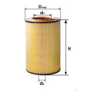 Фильтр воздушный КАМАЗ, МАЗ, КРАЗ, УРАЛ, ЛиАЗ, ЛАЗ, БЕЛАЗ DIFA 4303 М