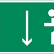 Указатель двери эвакуационного выхода (левосторонний) фотография
