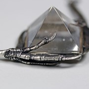 Серебряный кулон “Безель“ с кристаллом кварца от WickerRing фото
