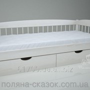 Кровать одноярусная Кантри White. Ясень. фото