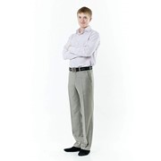 Классические брюки без защипа модель №2 фото