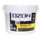 Лак 0,9 л OZON Akvalack-interior акриловый полуглянцевый фото