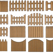 Заборы и ограды деревянные